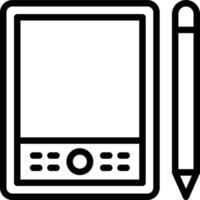 Pen Tablet Vector Icon Style