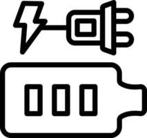 Charging Battery Vector Icon Style