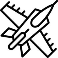 Army Jet Vector Icon Style