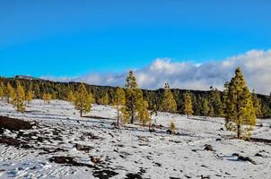 Scenic mountain landscape photo