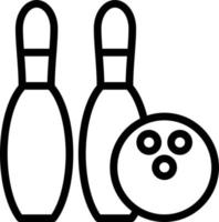Bowling Vector Icon Style