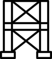 Scaffolding Vector Icon Style