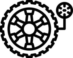 Tyre Pressure Vector Icon Style