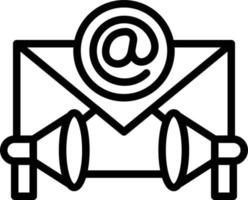 Email Marketing Vector Icon Style