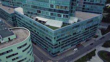 luftpanoramablick auf das zentrum von moskau video