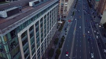 Office business buildings in the city center, Moscow video