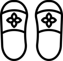 Vector Design Slippers Icon Style