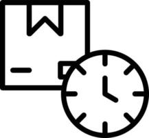 Delivery Time Vector Icon Style