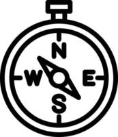Compass Vector Icon Style