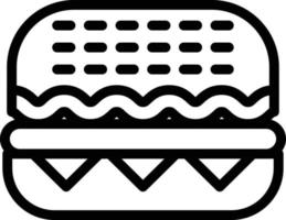 Sandwich Vector Icon Style