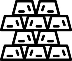 Ingots Vector Icon Style