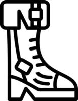 Boot Vector Icon Style