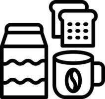 Vector Design Break Fast Icon Style