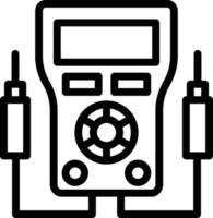 Voltmeter Vector Icon Style