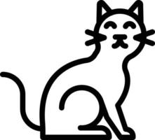 gato vector icono estilo