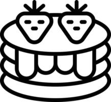 Pancake Vector Icon Style