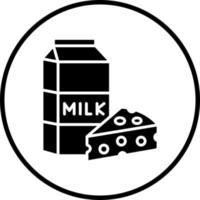 Dairy Item Vector Icon Style