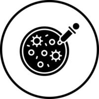 Petri Dish Vector Icon Style