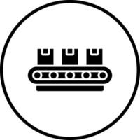 Conveyor Belt Vector Icon Style