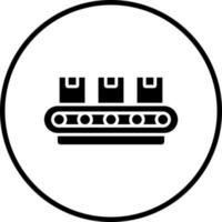 Conveyor Belt Vector Icon Style