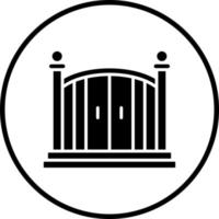 Entry Gate Vector Icon Style