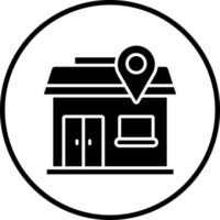 Store Location Vector Icon Style