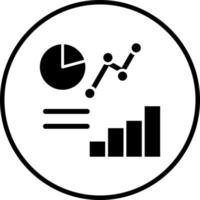 Market Analytics Vector Icon Style