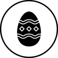 Painting Egg Vector Icon Style