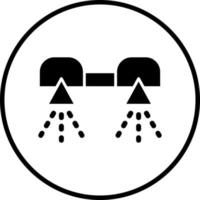 Flyboarding Vector Icon Style