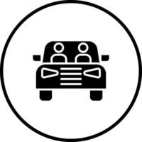 Carpool Vector Icon Style