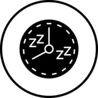 Natural Sleep Schedule Vector Icon Style