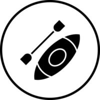 Kayaking Vector Icon Style