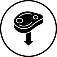 Reduced Meat Consumptio Vector Icon Style