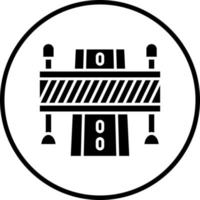 Road Block Vector Icon Style