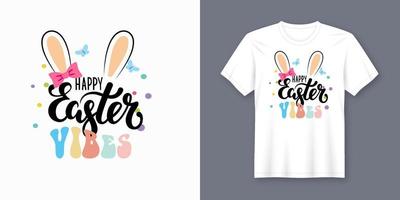 Happy Easter funny t-shirt design template .easy to print.funny Easter day all purpose t shirt for man . women and children vector