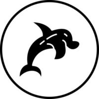 Dolphin Vector Icon Style