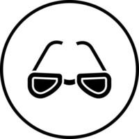 Glasses Vector Icon Style