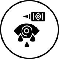 Artificial Tears Vector Icon Style