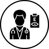 Optometrist Male Vector Icon Style