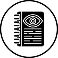 Optometric Guidelines Vector Icon Style