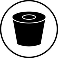 Rubber Stopper Vector Icon Style