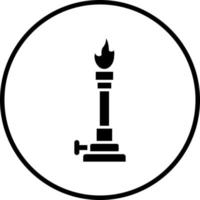 Bunsen Burner Vector Icon Style