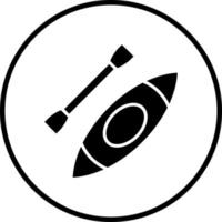 Kayak Vector Icon Style