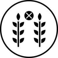 Gluten Free Food Vector Icon Style