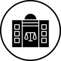 Department of Justice Vector Icon Style