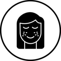 Freckles Vector Icon Style