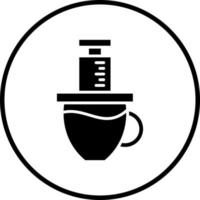 aeropress vector icono estilo