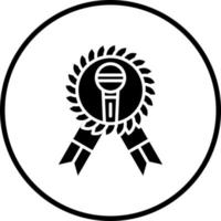 Journalism Award Vector Icon Style