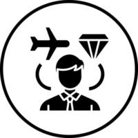 Jet Set Lifestyle Vector Icon Style