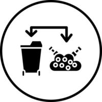 Waste Hierarchy Vector Icon Style